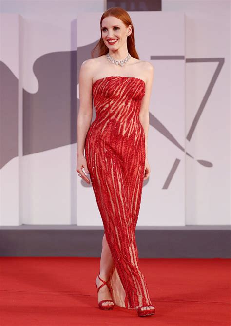 jessica chastain atelier versace|Jessica Chastain Wore Giambattista Valli & Atelier Versace To .